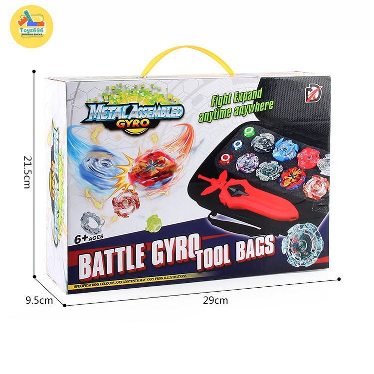 Đồ Chơi Con Quay Burst Metal Fusion Evolution Turbo Booster Gyro Bộ Túi Đồ Con Quay+ Bàn Chiến Đấu