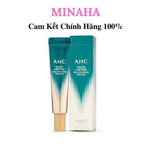 Kem Dưỡng Mắt AHC Ageless Real Eye Cream For Face,Serum Dưỡng Ẩm Chống Lão Hoa Vùng Mắt (30ml)