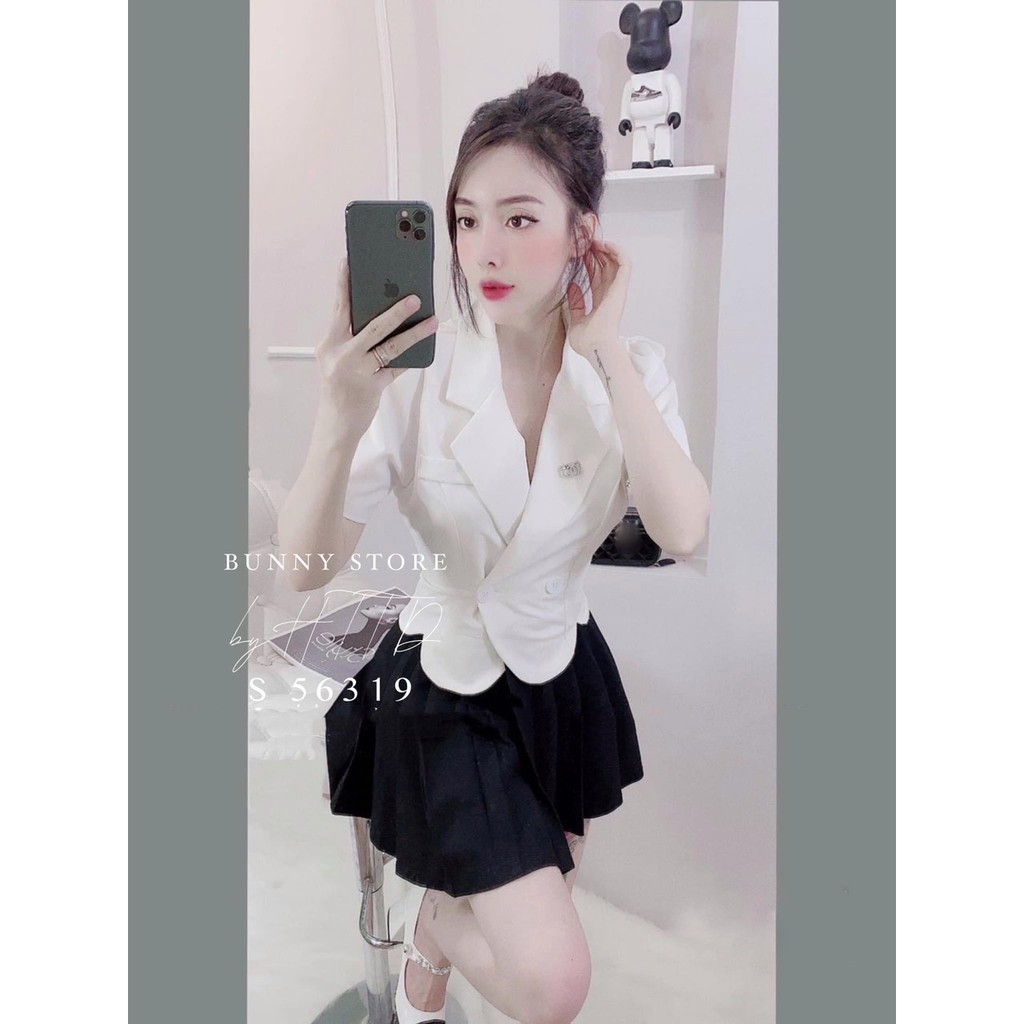 BÁN SỈ ÁO VEST MIX CHÂN VÁY XẾP LI | BigBuy360 - bigbuy360.vn