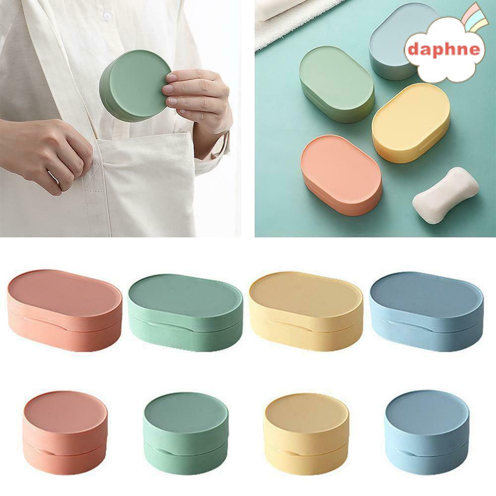 DAPHNE Hộp Nhựa Đựng Xà Phòng Có Nắp Đậy Chống Nước Tiện Dụng