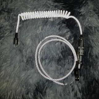 hmm Dây Cáp Bàn Phím Cơ Type C/Micro Usb Lò Xo, Dây Cáp Sạc Type C Lò Xo