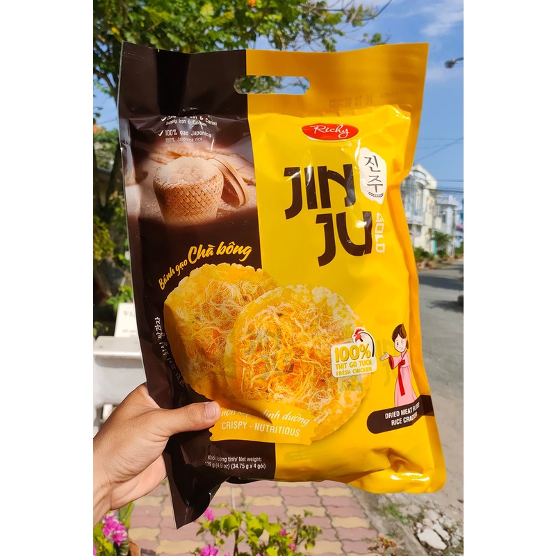 Bánh Gạo Chà Bông Jinju gói 139g