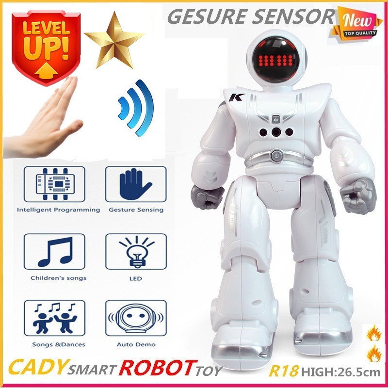 Đồ chơi Robot Thông Minh Điều Khiển Từ Xa Lập Trình Cảm Ứng Tiếng Anh Cho Trẻ Em