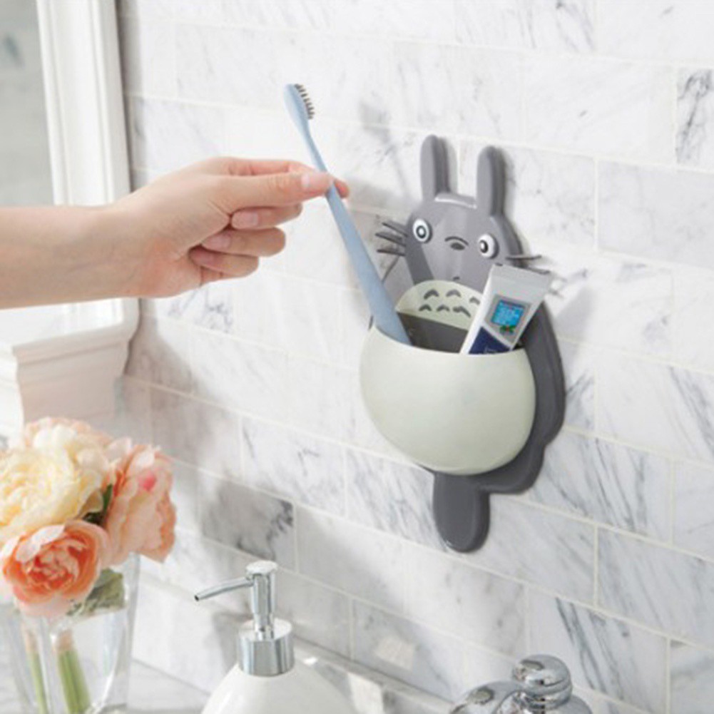 Giá Để Bàn Chải Đánh Răng Gắn Tường Hình Totoro Độc Đáo Chất Lượng Cao