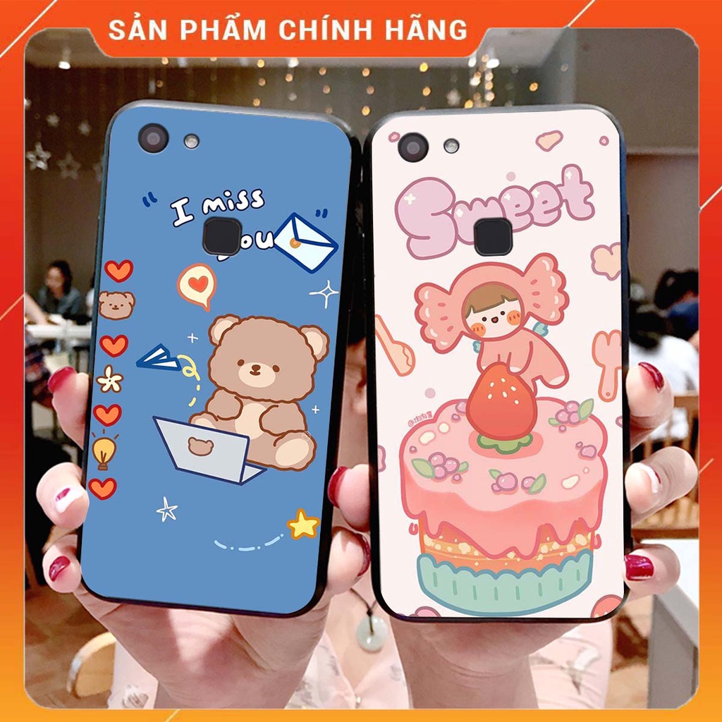 Ốp lưng Vivo V7 / V7 PLUS in hình Gấu xinh xắn, Bò sữa đáng yêu,  ĐẸP -  RẺ - XINH - ĐỘC ĐÁO
