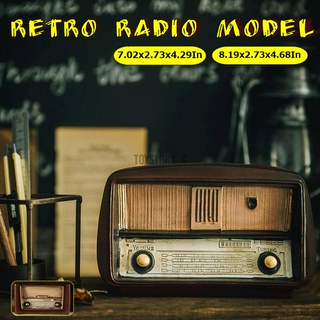 Mô hình radio trang trí phong cách cổ điển