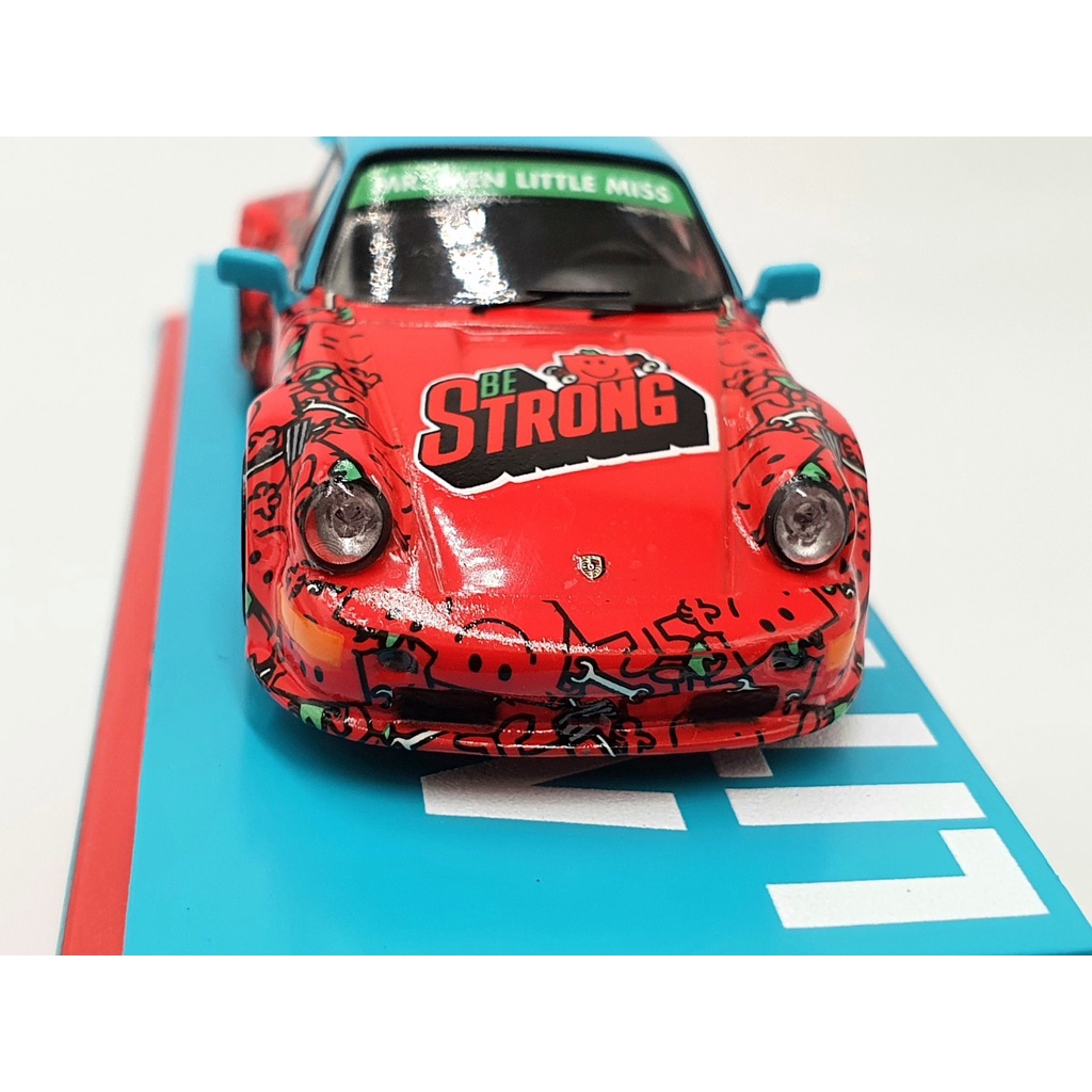 Xe Mô Hình Porsche RWB 964 Mr.Men Little Miss Mr.Strong 1:64 Tarmac Works