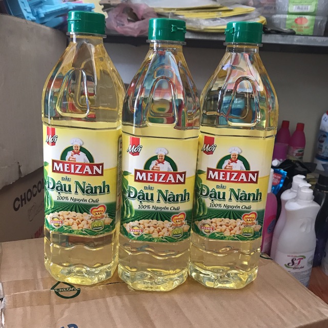 Dầu ăn meizan đậu nành 1l