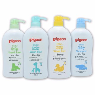 Sữa tắm gội Pigeon cho da bé nhạy cảm hàng chính hãng công ty 200ml