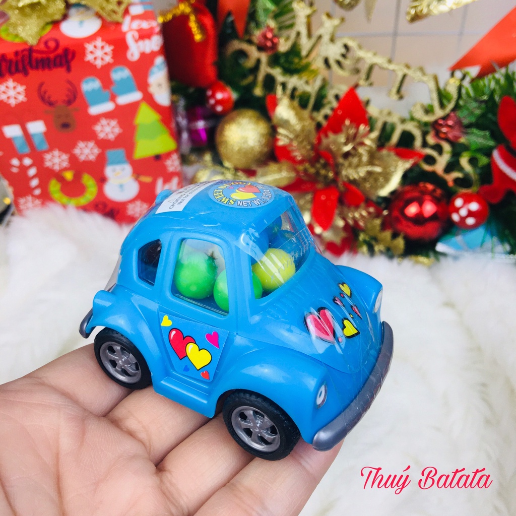 Kẹo đồ chơi ô tô chạy đà kèm kẹo siêu cute hãng Kidsmania của Mỹ, kẹo đồ chơi trẻ em cho trẻ từ 3 tuổi (màu ngẫu nhiên)