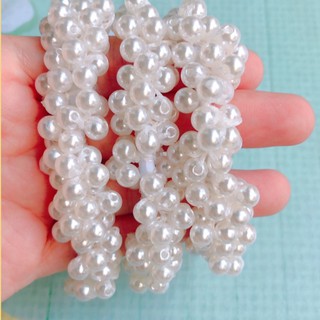 Cột tóc hạt châu nhựa rất sang