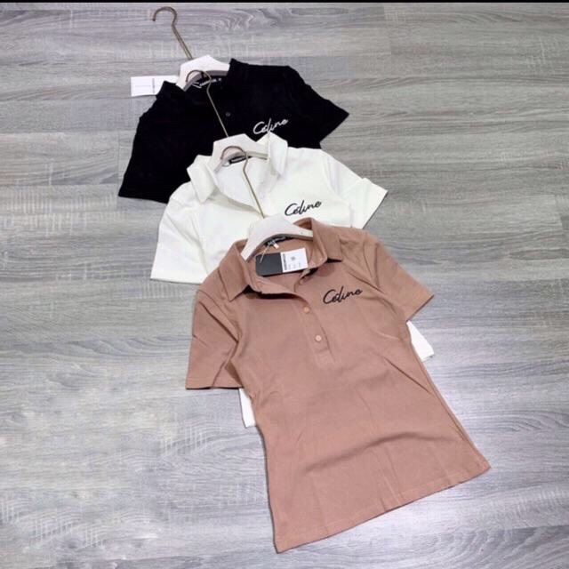 Áo thun ôm cổ trụ siêu đẹp