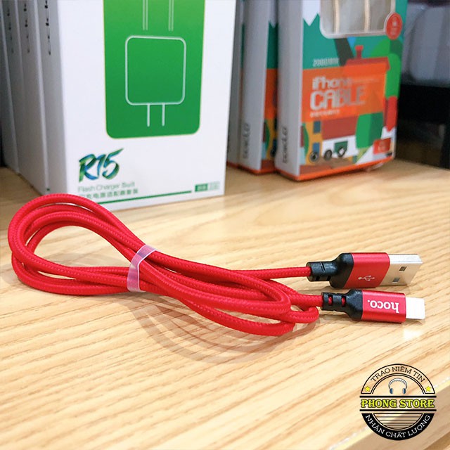 Cáp sạc nhanh hoco x14 cho IP,tablet táo,sạc dự phòng-dây sạc -PHONGSTORE