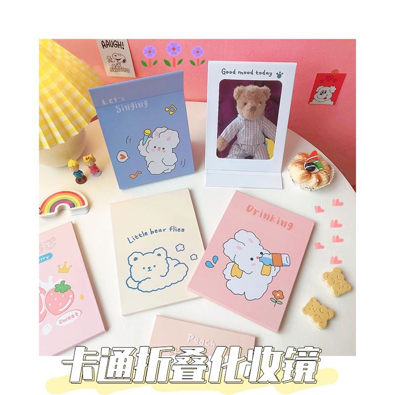 Gương giấy gấp chibi 8*11