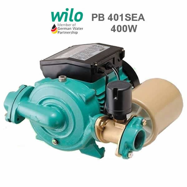 Máy bơm tăng áp điện từ Wilo PB 401SEA - 400W, Tăng Áp Từ, Nhỏ Gọn, Hiệu Suất Cao