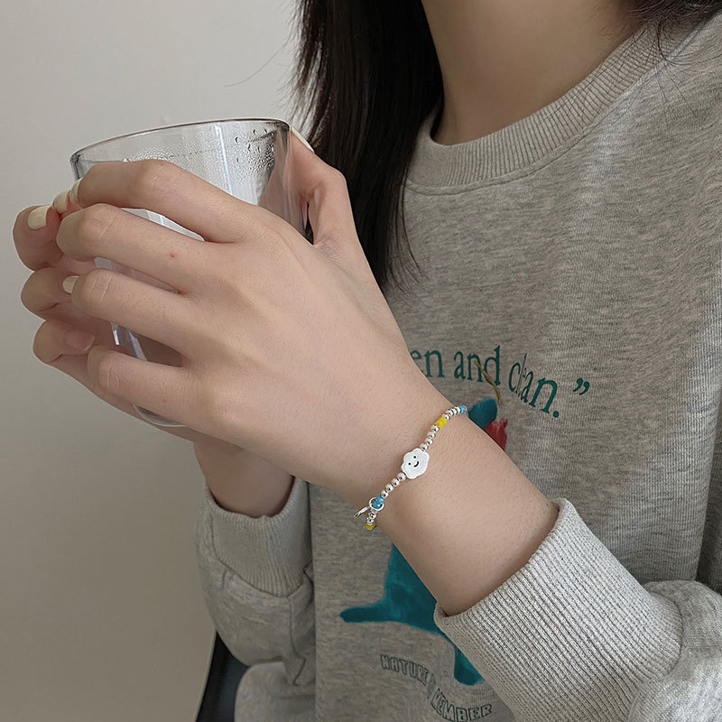 [Hàng Mới Về] Vòng Đeo Tay Co Dãn Màu Cầu Vồng Thời Trang