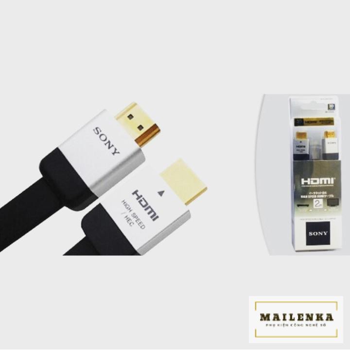 Dây Cáp Tín Hiệu hdmi Sony 2m Dẹt