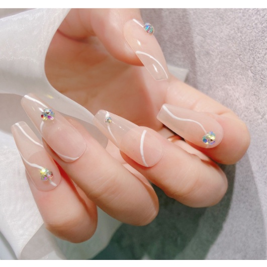 Đá chân nhọn trang trí nail