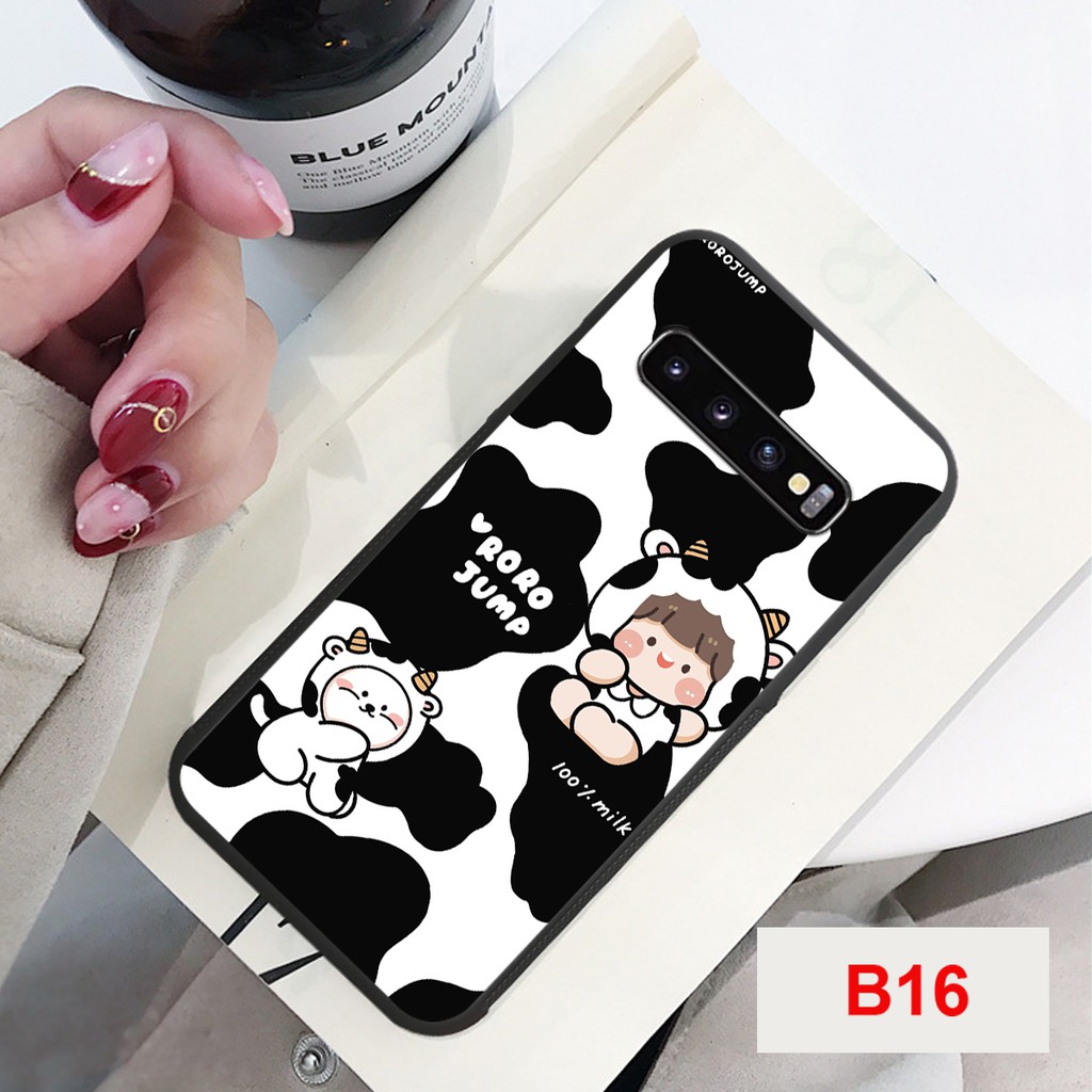 ỐP LƯNG SAMSUNG S10/S10E/S10 PLUS/S10 5G HÌNH BÒ SỮA MOO IN HÌNH ĐỘC LẠ