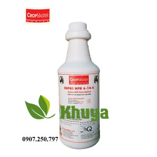 Phân bón Super NPK 6-14-6 chai 500ml Đậu trái - Chống rụng trái nhập khẩu Mỹ