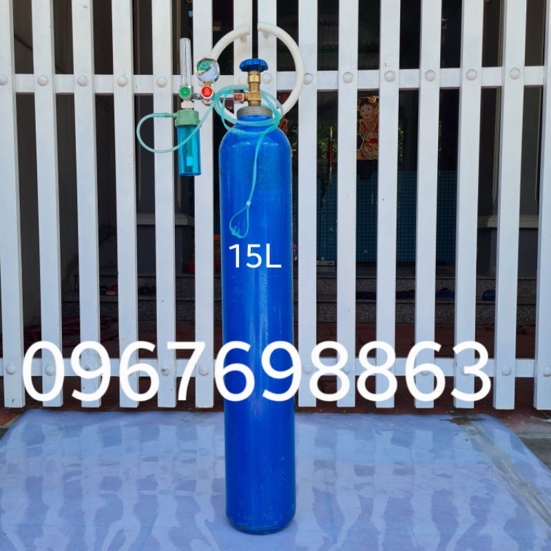 Trọn Bộ Bình Oxy Y Tế 15Lít Sử Dụng Ngay