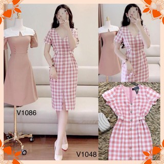 Đầm thun suông thời trang V1048