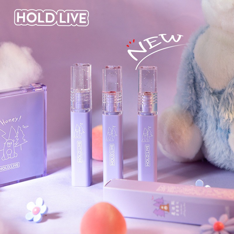Son hold live maddie bear Son môi Hold Live dưỡng ẩm chống nước tông màu trẻ trung xinh xắn