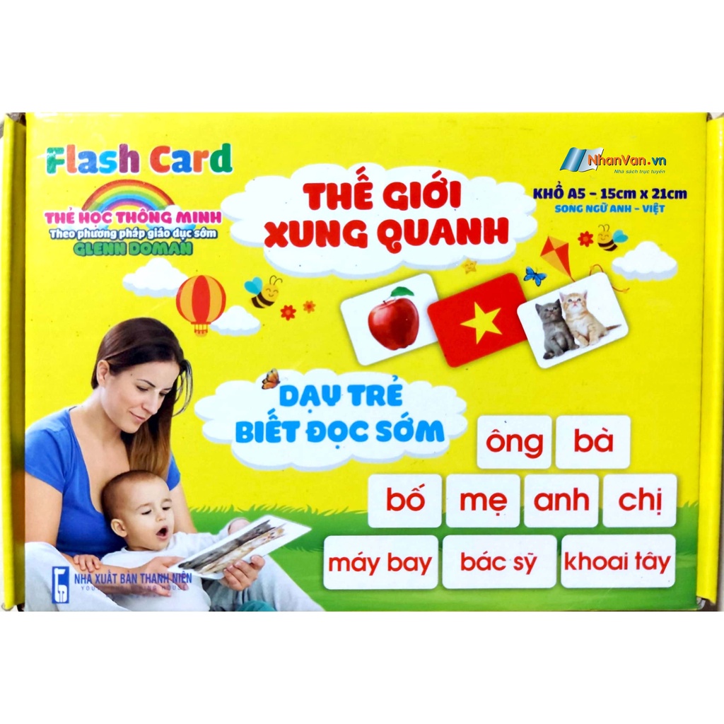 Thẻ học thông minh - Flash Card về thế giới xung quanh 14 chủ đề