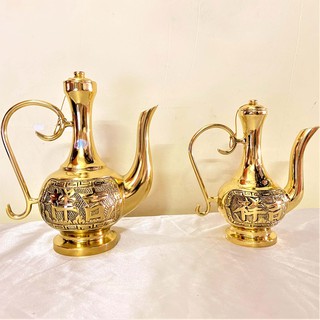 Bình Rượu Thờ Bằng Đồng Thuận Phát (2 Cỡ) Cao 16cm và 20cm