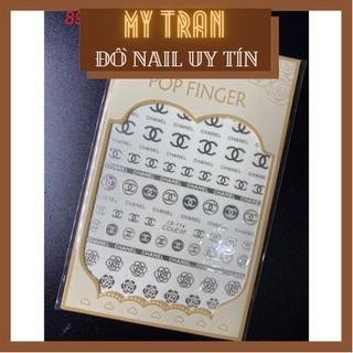 stick dán móng tay, sticker dán trực tiếp lên móng