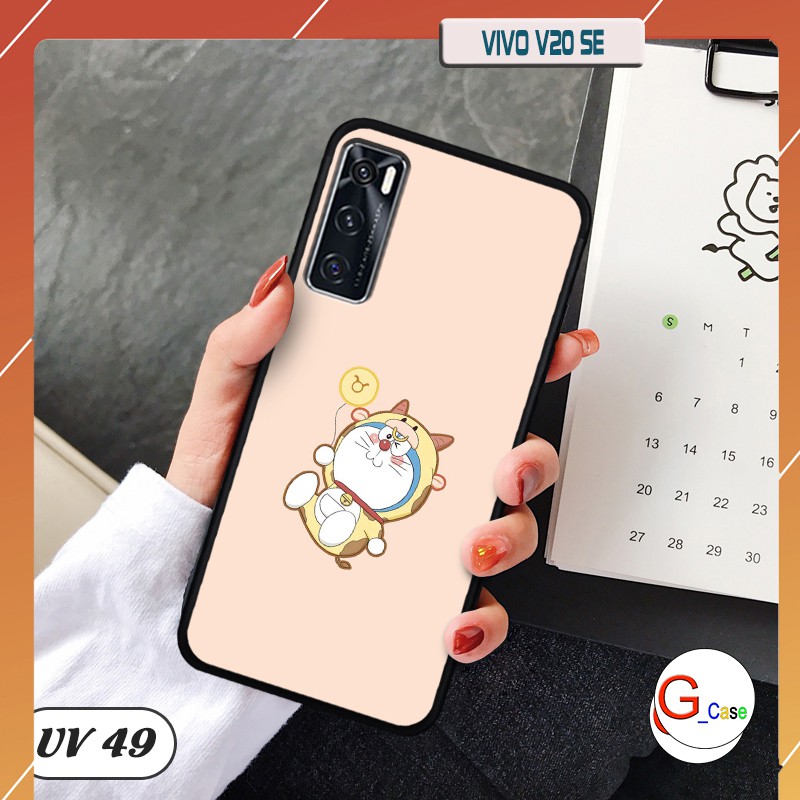 Ốp điện thoại Vivo V20SE - lưng nhám viền dẻo