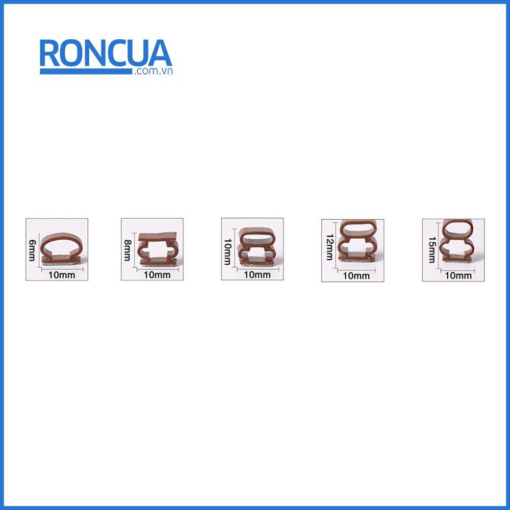 Ron Gioăng Khung Cửa Dán Cao Su Size lớn 10*6, 8, 10, 12, 15mm Roncua