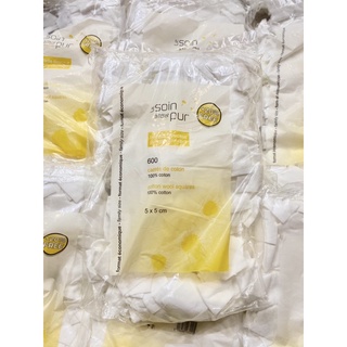 Bông tẩy trang Tetra Le Soin Laretat Pure 600 miếng