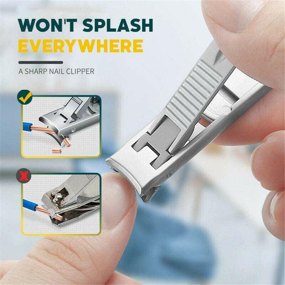 ZAIJIE24 Kềm Cắt Móng Hai Đầu Chuyên Nghiệp Bằng Thép Không Gỉ