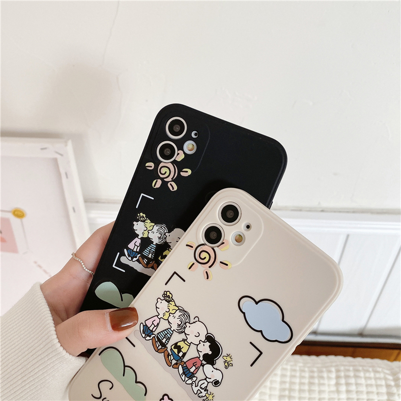 Ốp Điện Thoại Hình Snoopy cho iPhone 12Pro Max 12 Pro 12 12Mini 11Pro Max 11Pro Xs Max Xr Xs X 7Plus 8 6 6s 7 8 Se 2020