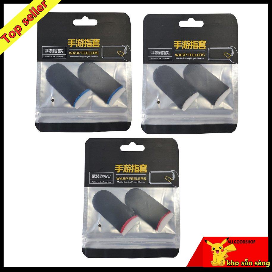 Set 2 bao ngón tay chơi game bằng sợi carbon chống trượt độ nhạy cao