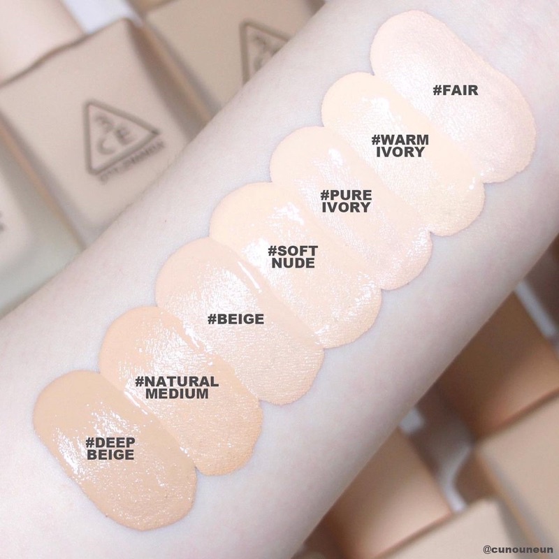 KEM NỀN SIÊU MỊN 3CE VELVET FIT FOUNDATION (TẶNG KÈM CỌ TÁN KEM NỀN) | BigBuy360 - bigbuy360.vn