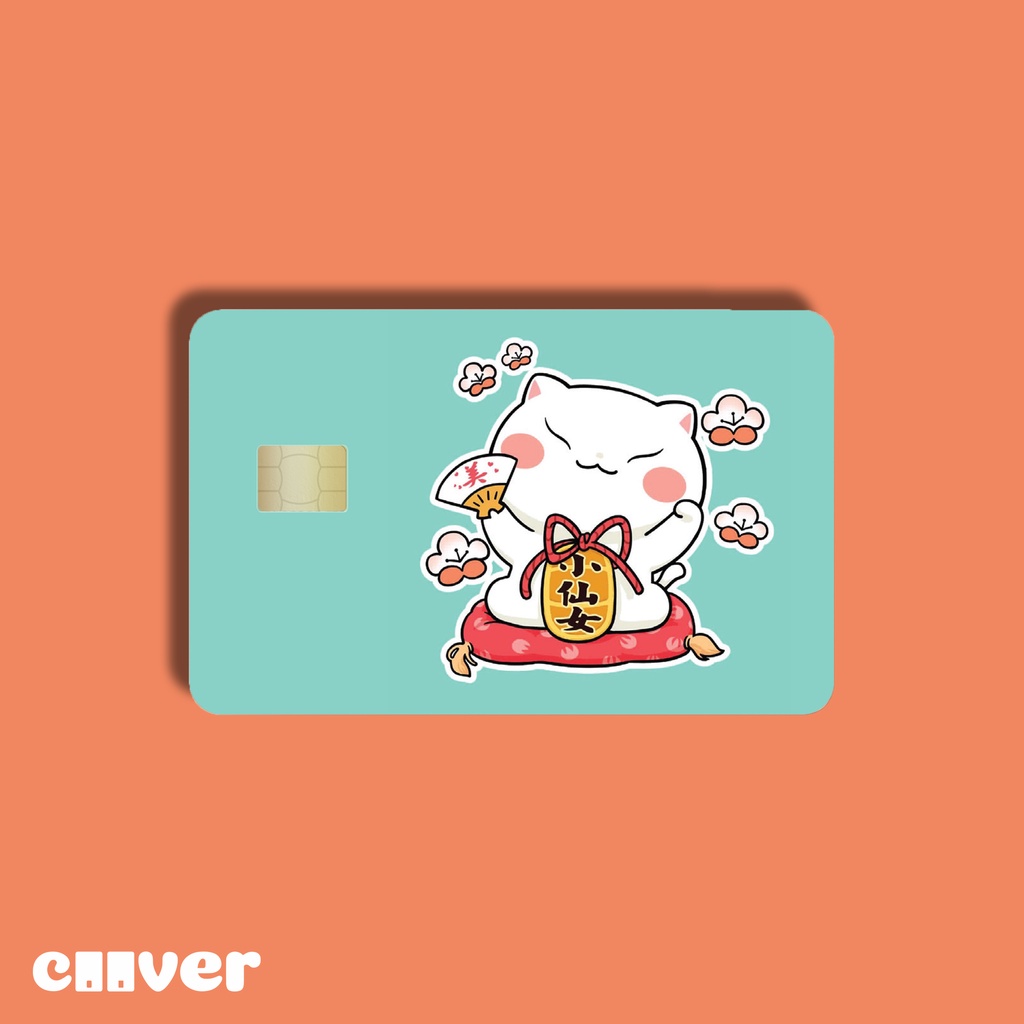 MONEY CAT - Miếng dán thẻ FREESHIP – Miếng dán thẻ ngân hàng/thẻ ATM, thẻ chung cư, thẻ thang máy, gửi xe,..