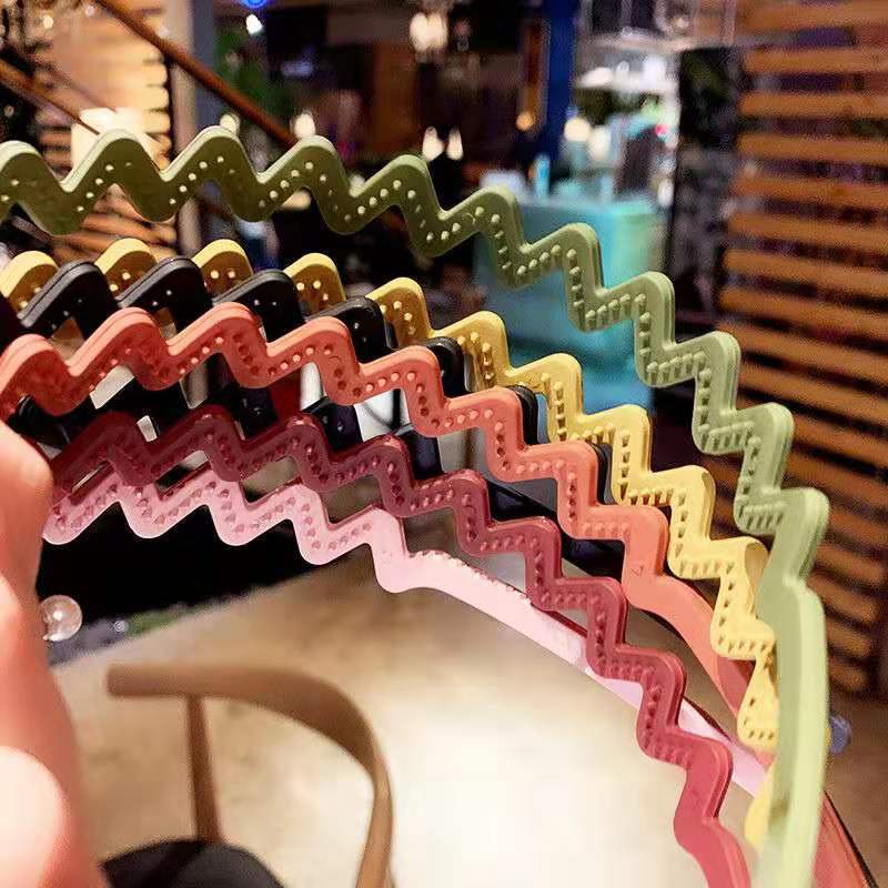 Băng Đô Gợn Sóng Chống Trượt Thiết Kế Đơn Giản Thời Trang 2022