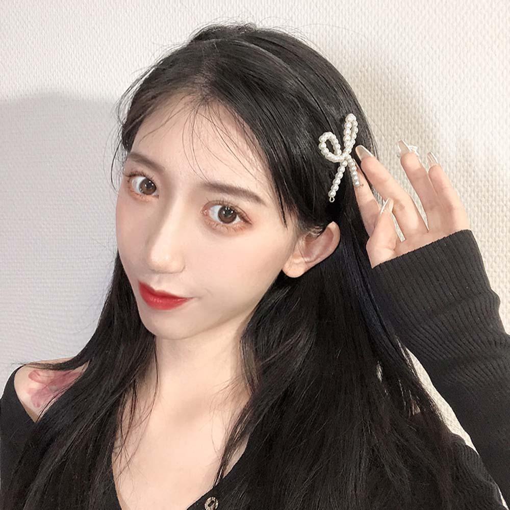 ANEMONE Băng Đô Cài Tóc Màu Đen Phong Cách Retro Thanh Lịch Cho Nữ