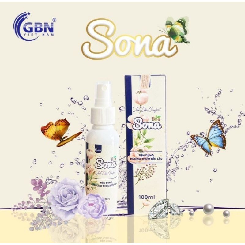 Xịt thơm quần áo - Xả vải khô hương Comfort & Downy 100ml