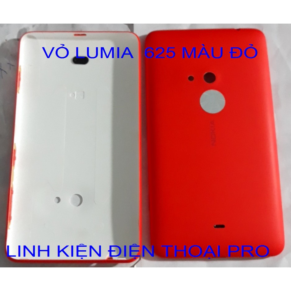 VỎ LUMIA 625 MÀU ĐỎ