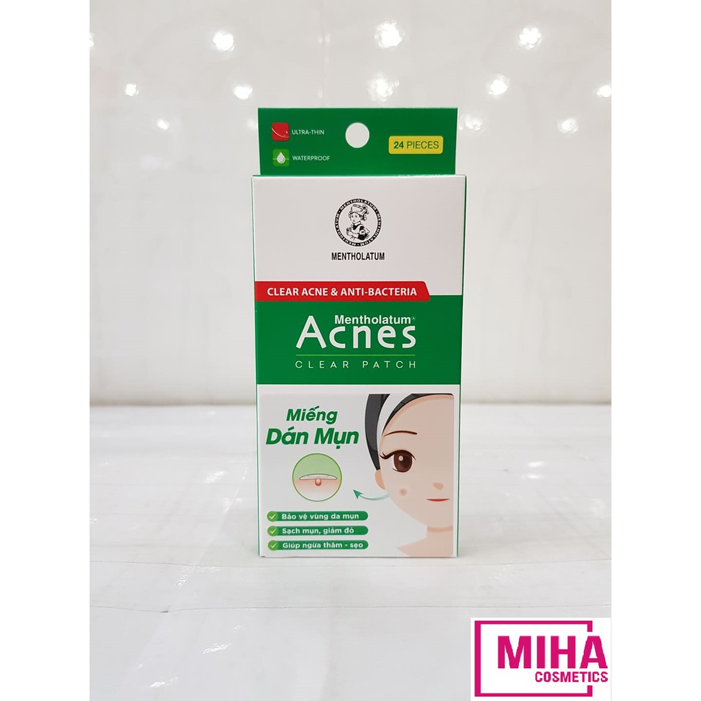 Hộp 24 Miếng Dán Mụn Acnes Clear Patch