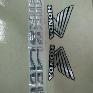 Bộ tem xe honda airblade mạ crôm