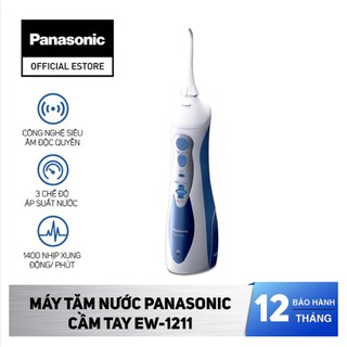Máy Tăm Nước Panasonic Cầm Tay Dùng Pin Sạc EW1211 - Bảo Hành 12 Tháng - Hàng Chính Hãng