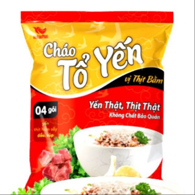 Cháo Tổ Yến Thịt Bằm (Yến Thật, Thịt Thật) gói 50g | BigBuy360 - bigbuy360.vn