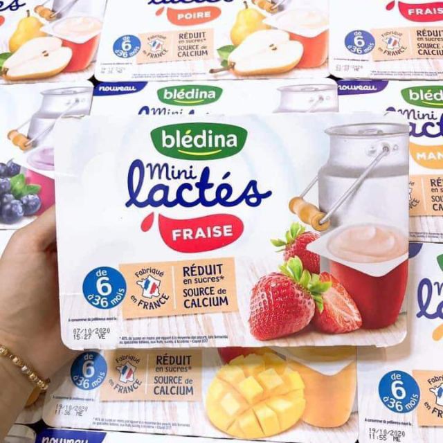Sữa Chua Bledina cho bé - Váng sữa Nestle cho bé ăn dặm từ 6 tháng tuổi nhiều vị date 2023