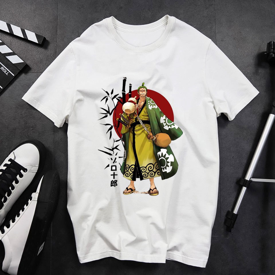 Áo thun LUFFY mũ rơm Zoro 🚚 FREESHIP 🚚 Áo phông Nam Nữ Unisex in hình One Piece Đảo Hải Tặc chất vải cotton mịn mát