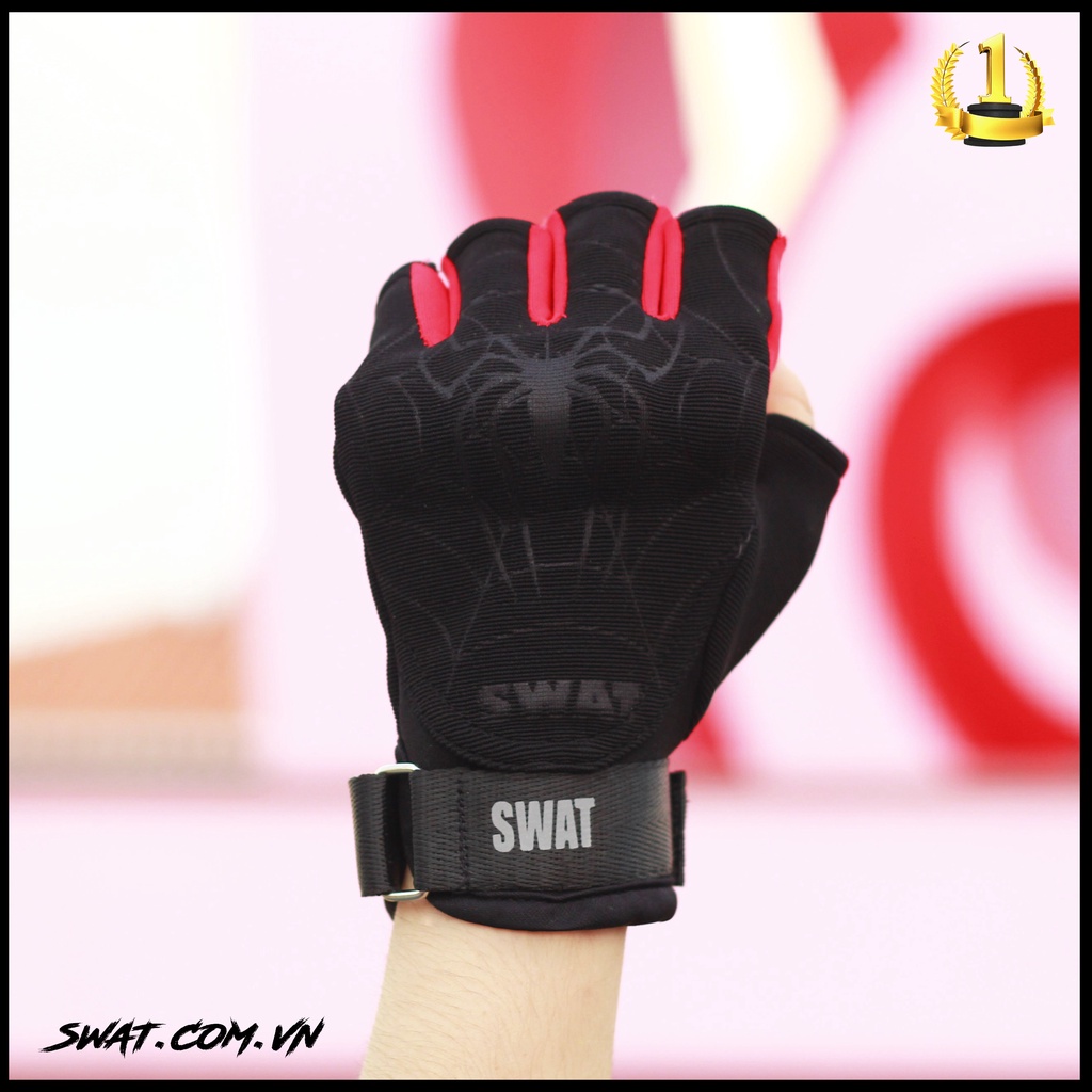Túi đa năng Jarvan mẫu mới kèm theo găng tay Swat RR1 đen viền đỏ tone sur tone