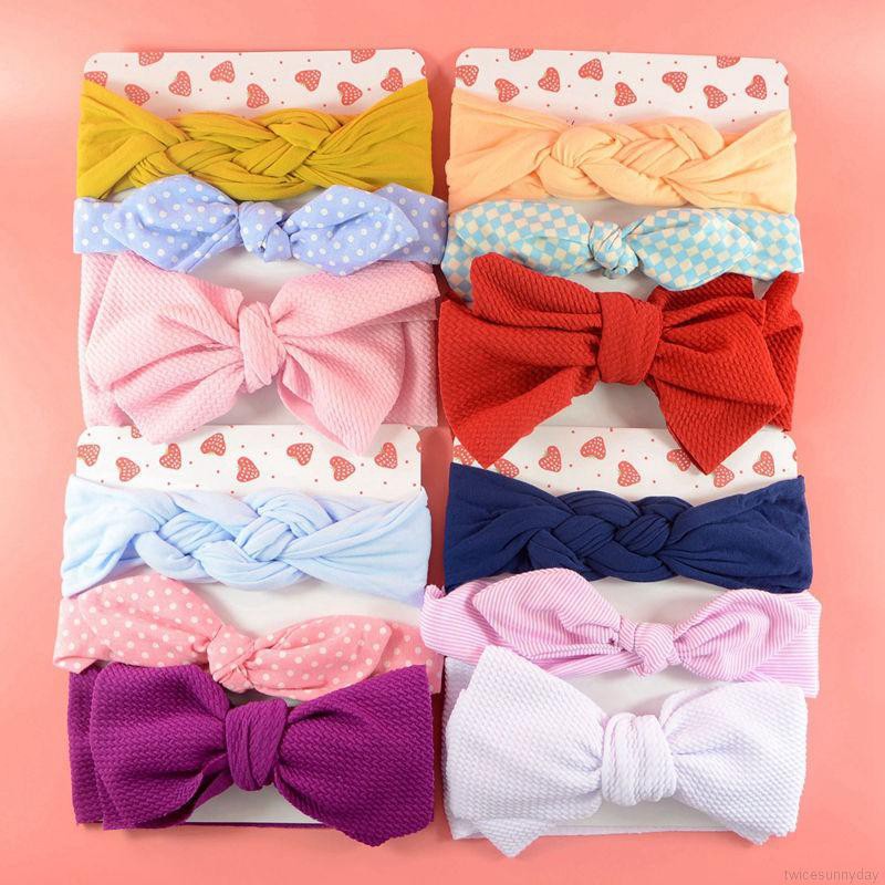 Bộ 3 băng đô cài tóc hình nơ thời trang dễ thương cho bé gái